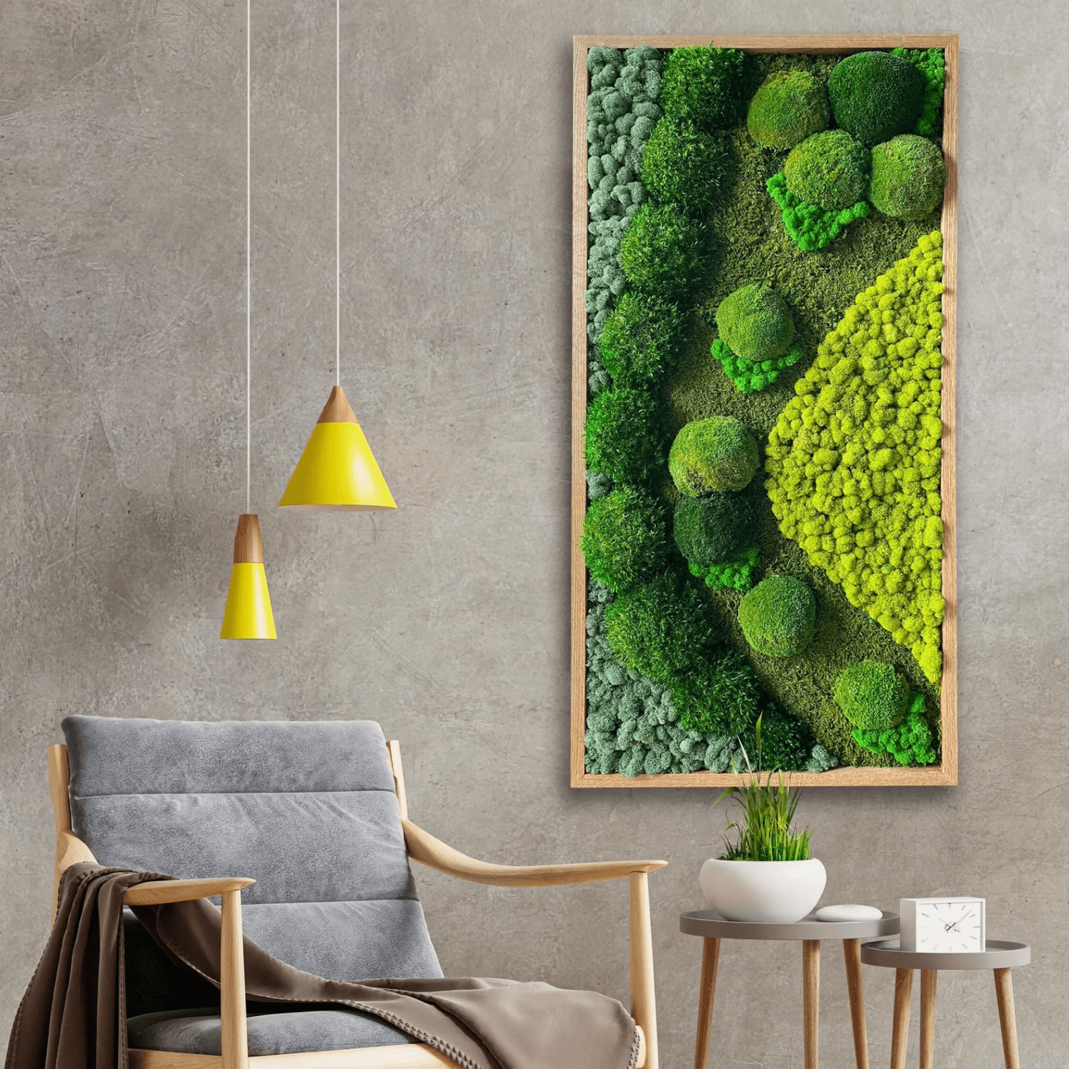 Moss Wall Art - Rollingrock | Gardeners Emporium